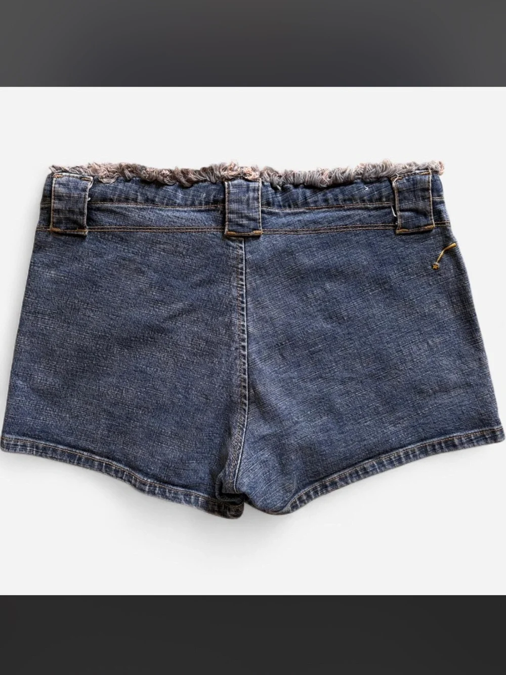 Vintage Denim Shorts with Unique Detailing <3